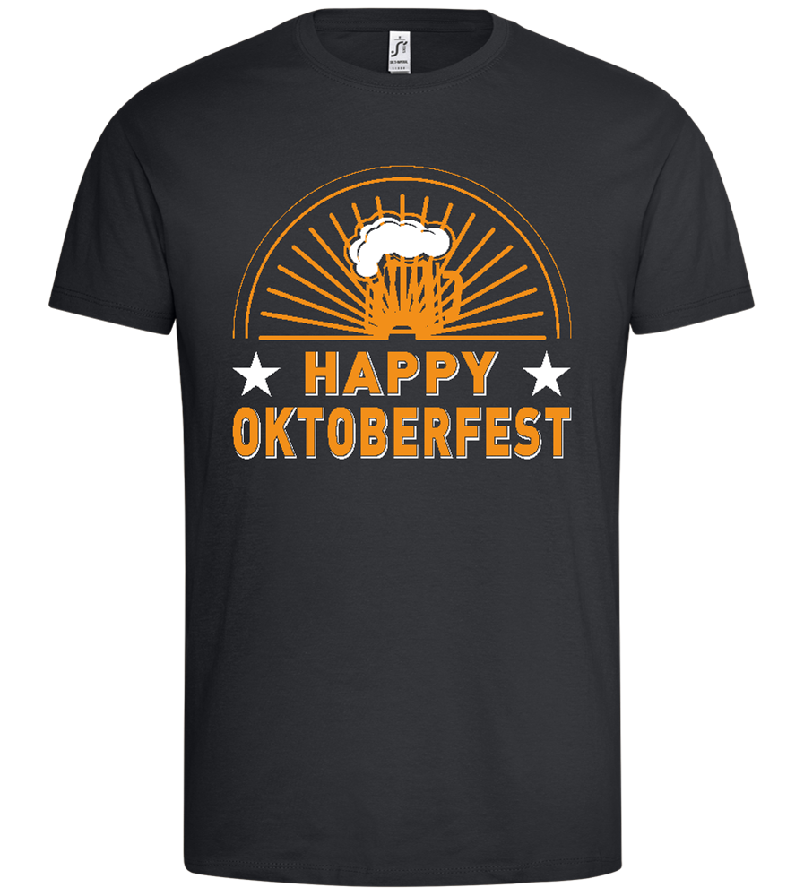 Happy Oktoberfest Design - Premium men's t-shirt_DARK GRAY_front