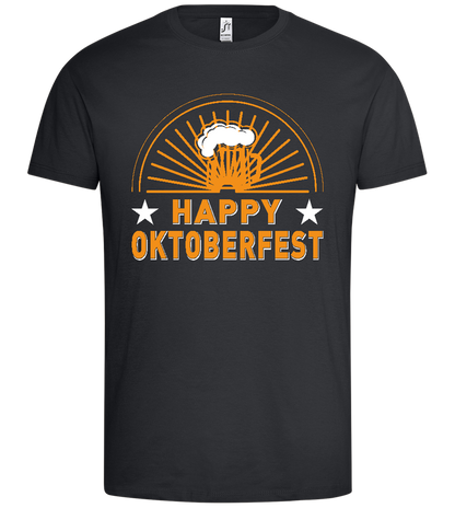 Happy Oktoberfest Design - Premium men's t-shirt_DARK GRAY_front