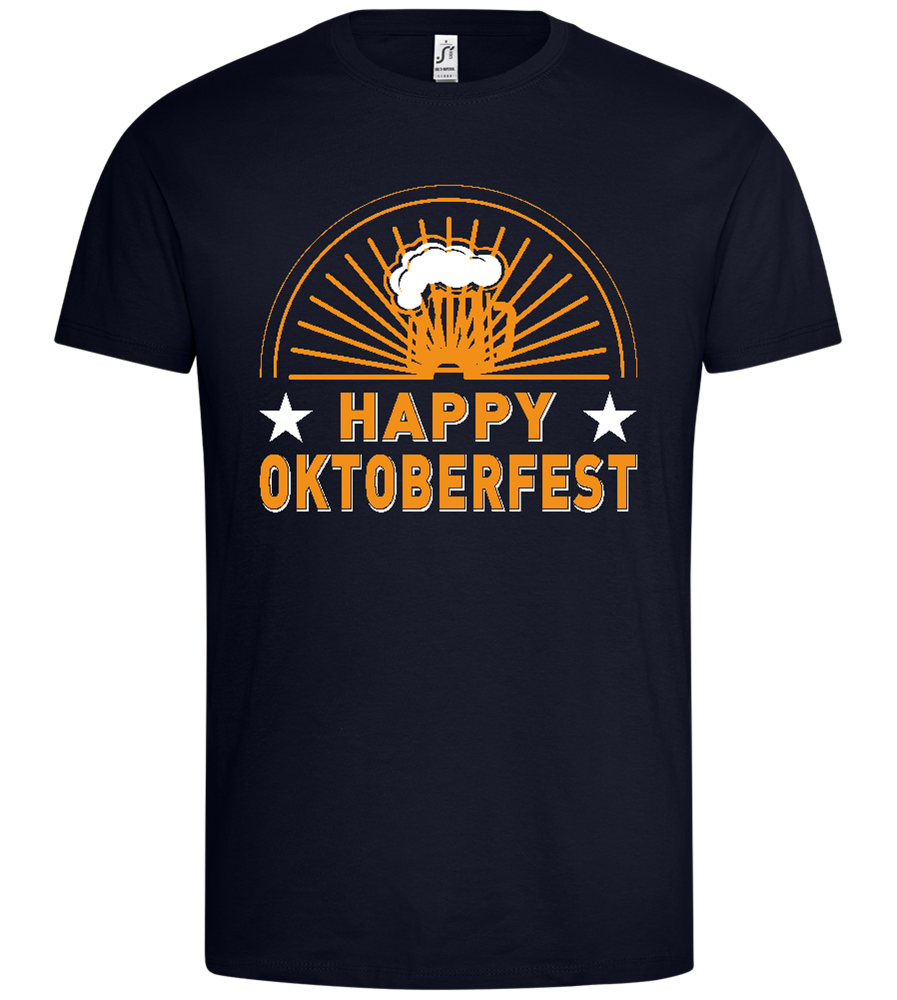 Happy Oktoberfest Design - Premium men's t-shirt_FRENCH NAVY_front