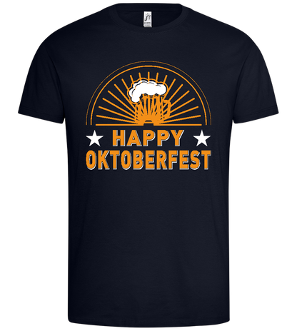 Happy Oktoberfest Design - Premium men's t-shirt_FRENCH NAVY_front