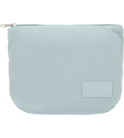 Corduroy Cosmetic Bag_BABY BLUE_front