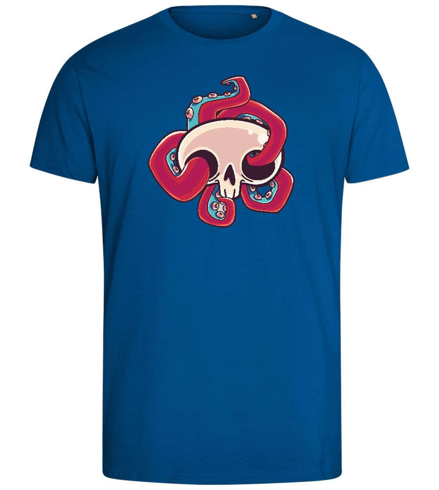 Squid Skull Design - Comfort men's fitted t-shirt_ROYAL_front