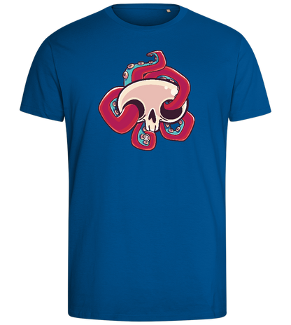 Squid Skull Design - Comfort men's fitted t-shirt_ROYAL_front