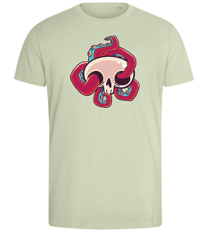 Squid Skull Design - Comfort men's fitted t-shirt_SILESTONE_front