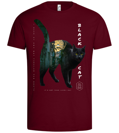 Black Cat City Design - Premium men's t-shirt_CHILE_front