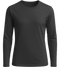 Premium Women´s long sleeve shirt_DEEP BLACK_front