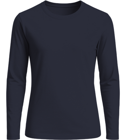 Premium Women´s long sleeve shirt_FRENCH NAVY_front