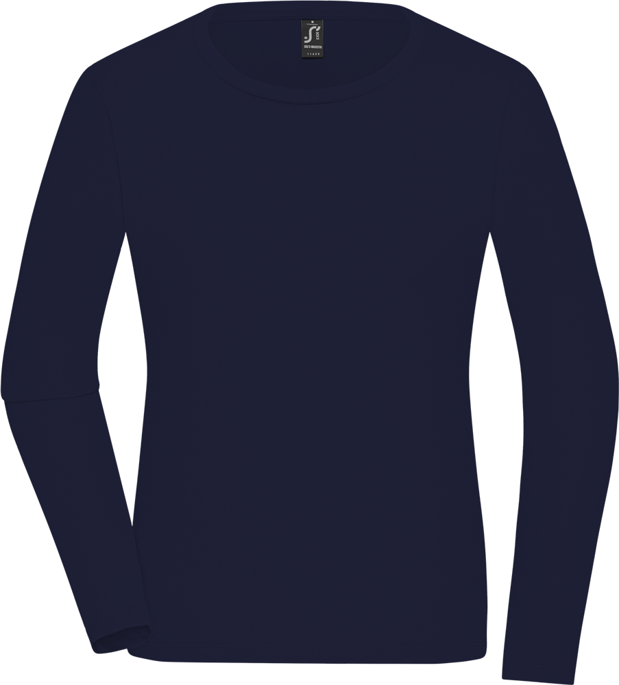 Premium Women´s long sleeve t-shirt_FRENCH NAVY_front