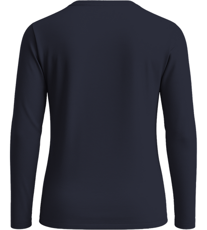 Premium Women´s long sleeve shirt_FRENCH NAVY_back