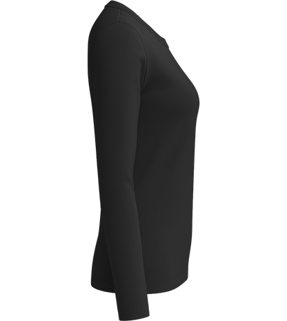 Premium Women´s long sleeve shirt_DEEP BLACK_right