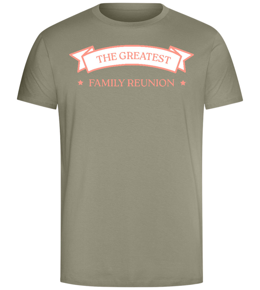 The Greatest Family Reunion Design - Comfort Unisex T-Shirt_KHAKI_front