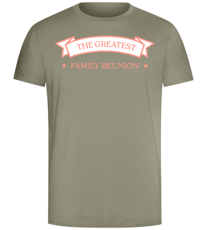 The Greatest Family Reunion Design - Comfort Unisex T-Shirt_KHAKI_front