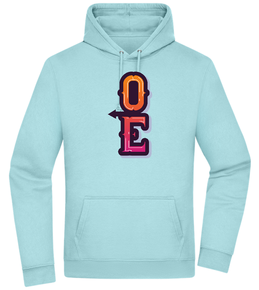 Right Love Design - Premium Essential Unisex Hoodie_POOL BLUE_front