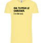 Tu Peux le Caresser Design - Comfort Unisex T-Shirt_AMARELO CLARO_front