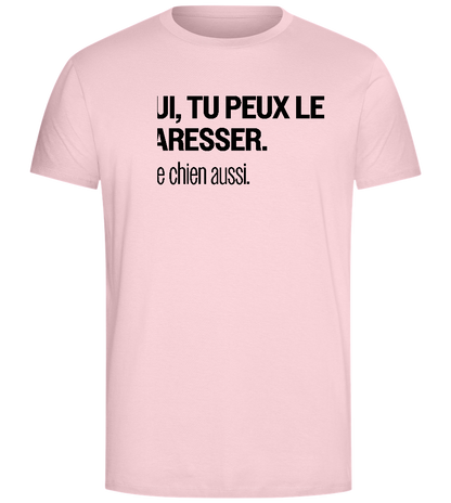 Tu Peux le Caresser Design - Comfort Unisex T-Shirt_CANDY PINK_front