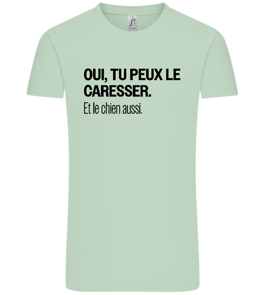 Tu Peux le Caresser Design - Comfort Unisex T-Shirt_ICE GREEN_front