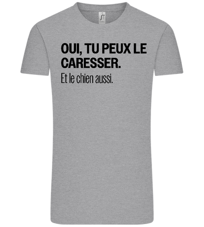 Tu Peux le Caresser Design - Comfort Unisex T-Shirt_ORION GREY_front