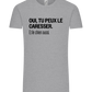 Tu Peux le Caresser Design - Comfort Unisex T-Shirt_ORION GREY_front
