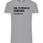 Tu Peux le Caresser Design - Comfort Unisex T-Shirt_ORION GREY_front