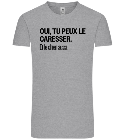 Tu Peux le Caresser Design - Comfort Unisex T-Shirt_ORION GREY_front