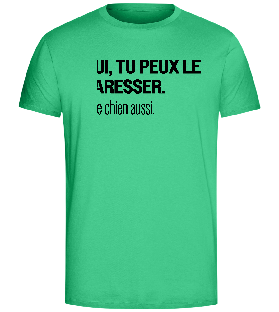 Tu Peux le Caresser Design - Comfort Unisex T-Shirt_SPRING GREEN_front