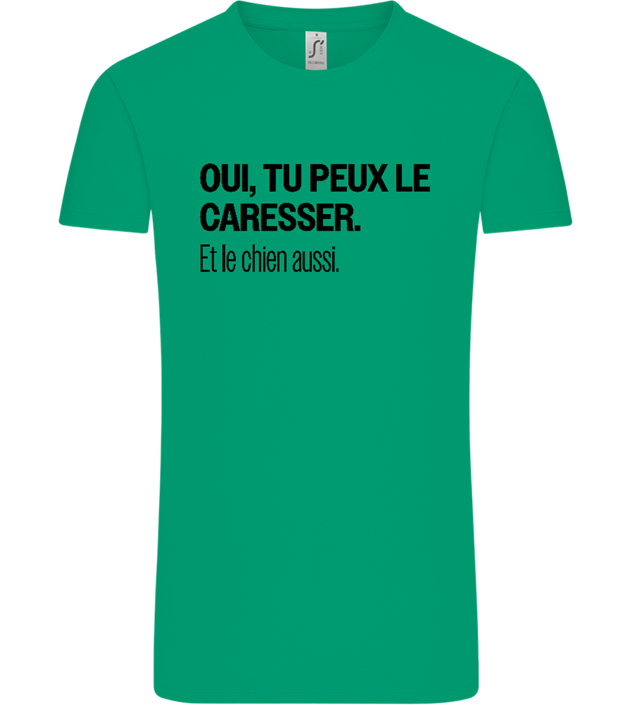 Tu Peux le Caresser Design - Comfort Unisex T-Shirt_SPRING GREEN_front