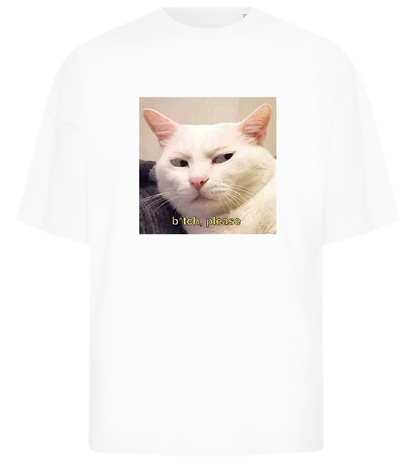 Btch Please Design - Premium men's oversized t-shirt_WHITE_front