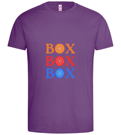 Box Box Box Design - Premium men's t-shirt_LIGHT PURPLE_front