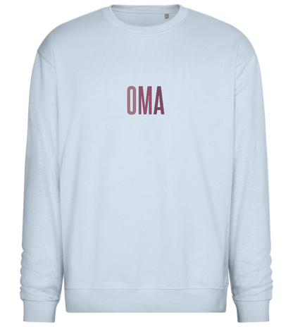 Oma Titel Design - Comfort Essential Unisex Sweater_CREAMY BLUE_front