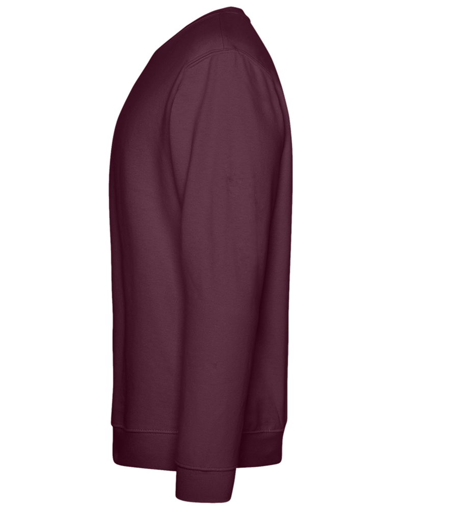 Oma Titel Design - Comfort Essential Unisex Sweater_BORDEAUX_left