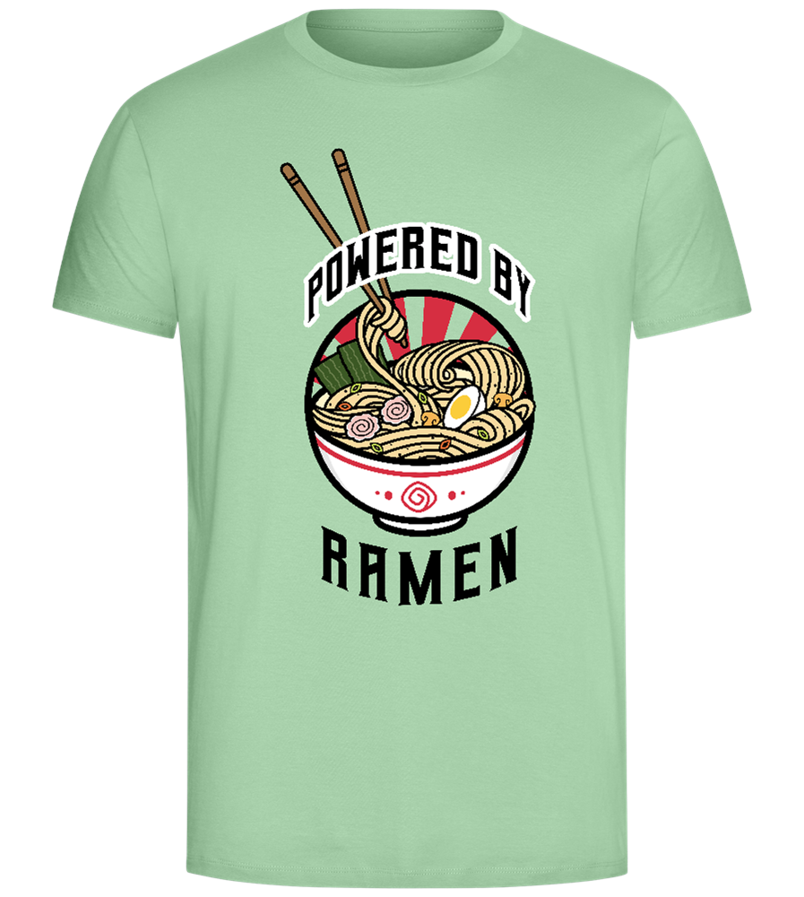 Powered by Ramen Design - Comfort Unisex T-Shirt_ICE GREEN_front