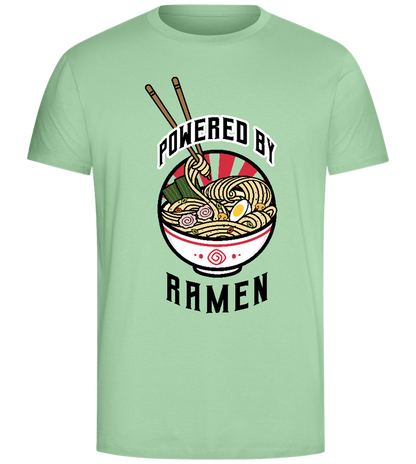 Powered by Ramen Design - Comfort Unisex T-Shirt_ICE GREEN_front