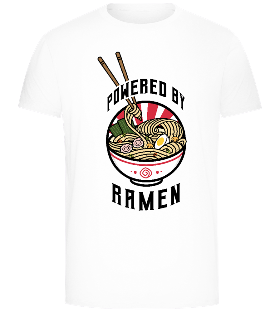 Powered by Ramen Design - Comfort Unisex T-Shirt_WHITE_front