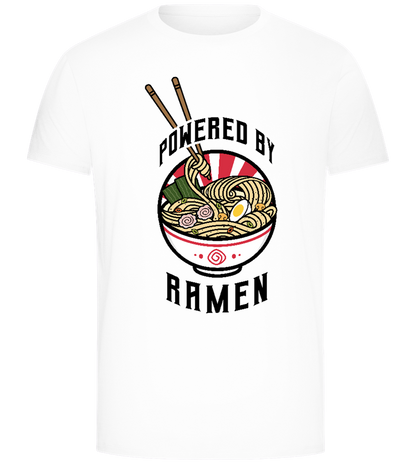 Powered by Ramen Design - Comfort Unisex T-Shirt_WHITE_front