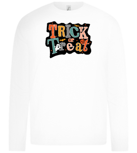 Spooky Trick or Treat Design - Premium kids long sleeve t-shirt