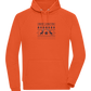 8-Bit Christmas Design - Comfort unisex hoodie_BURNT ORANGE_front