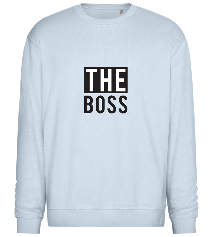 The Boss Design - Comfort Essential Unisex Sweater_CREAMY BLUE_front