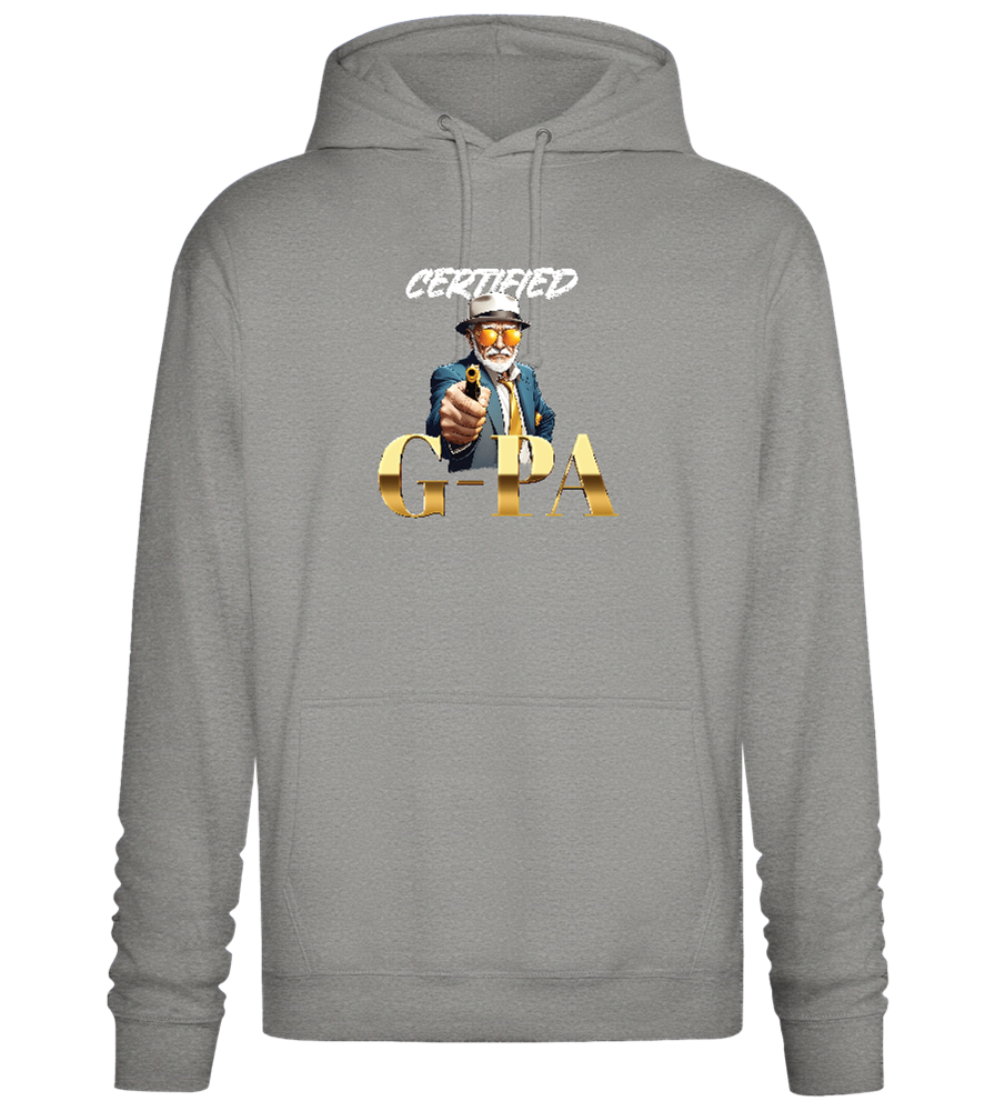 Certified G-Pa Design - Premium Essential Unisex Hoodie_ORION GREY II_front