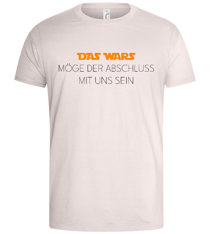 Das Wars Text Design - Basic men's t-shirt_LIGHT PINK_front