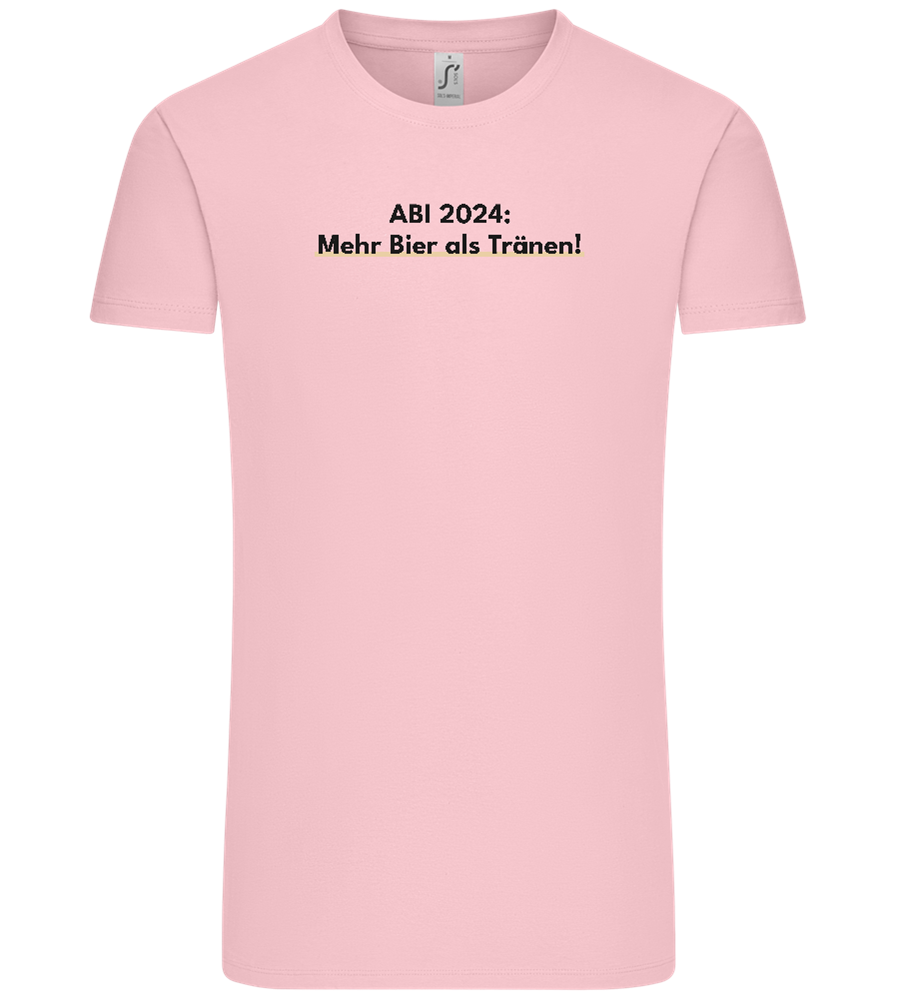 Mehr Bier Als Tränen Design - Comfort Unisex T-Shirt_CANDY PINK_front