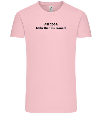 Mehr Bier Als Tränen Design - Comfort Unisex T-Shirt_CANDY PINK_front