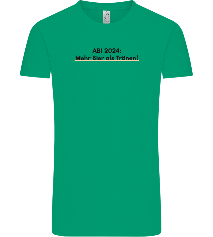 Mehr Bier Als Tränen Design - Comfort Unisex T-Shirt_SPRING GREEN_front