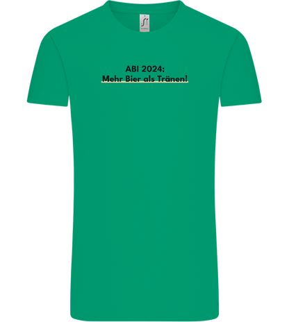 Mehr Bier Als Tränen Design - Comfort Unisex T-Shirt_SPRING GREEN_front