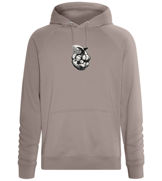 Shark Flex Design - Comfort unisex hoodie_CHARCOAL CHIN_front