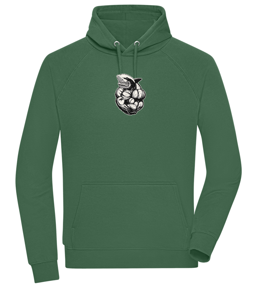 Shark Flex Design - Comfort unisex hoodie_GREEN BOTTLE_front