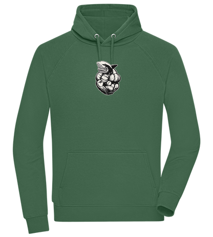 Shark Flex Design - Comfort unisex hoodie_GREEN BOTTLE_front