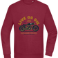 Cafe Racer Motor Design - Comfort Essential Unisex Sweater_BORDEAUX_front