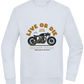 Cafe Racer Motor Design - Comfort Essential Unisex Sweater_CREAMY BLUE_front