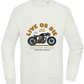 Cafe Racer Motor Design - Comfort Essential Unisex Sweater_CREAMY GREEN_front