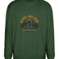 Cafe Racer Motor Design - Comfort Essential Unisex Sweater_GREEN BOTTLE_front